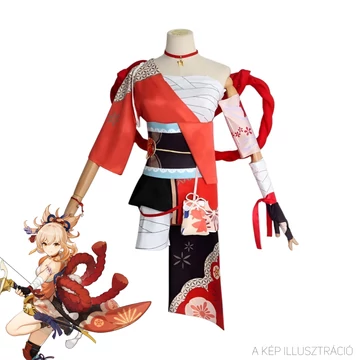 Genshin Impact - Yoimiya cosplay szett