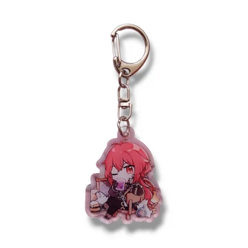 Genshin Impact - Diluc chibi kulcstartó