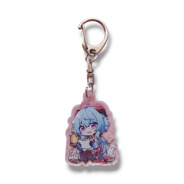 Genshin Impact - Ganyu chibi kulcstartó
