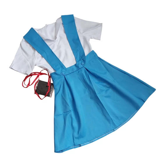 Neon Genesis Evangelion női egyenruha cosplay szett - XL