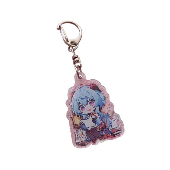 Genshin Impact - Ganyu chibi kulcstartó