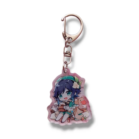 Genshin Impact - Venti chibi kulcstartó