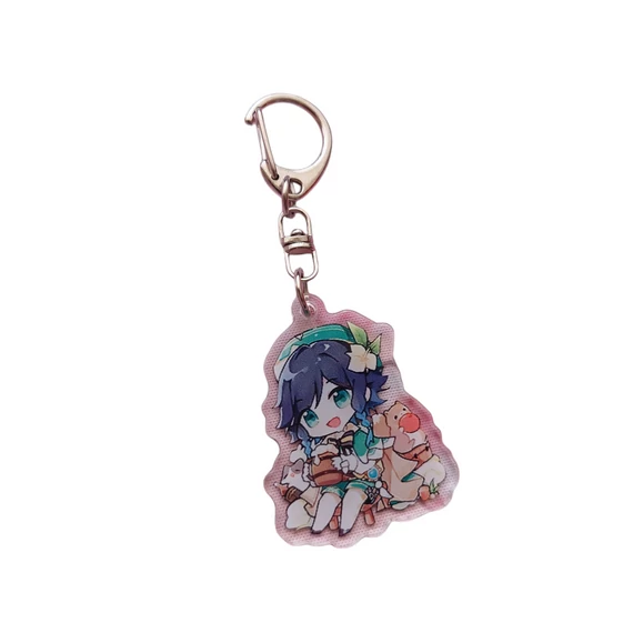 Genshin Impact - Venti chibi kulcstartó