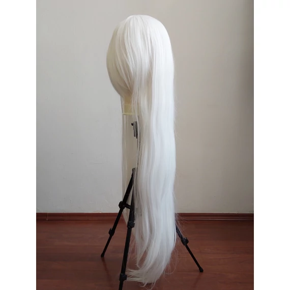 Fehér extrém hosszú cosplay paróka