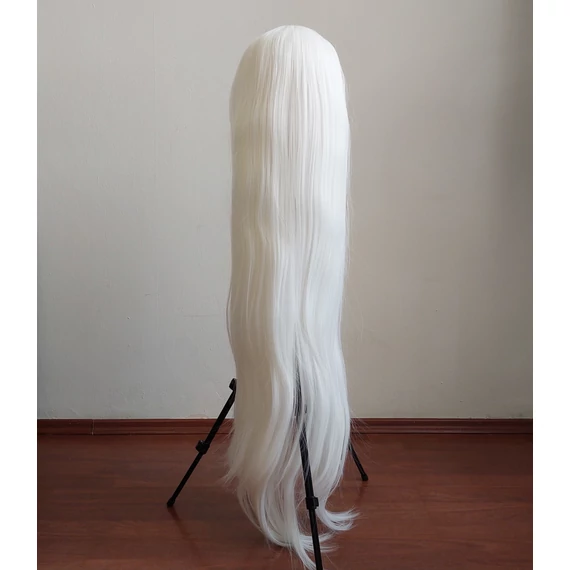 Fehér extrém hosszú cosplay paróka