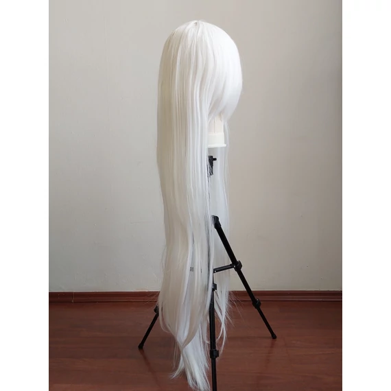 Fehér extrém hosszú cosplay paróka