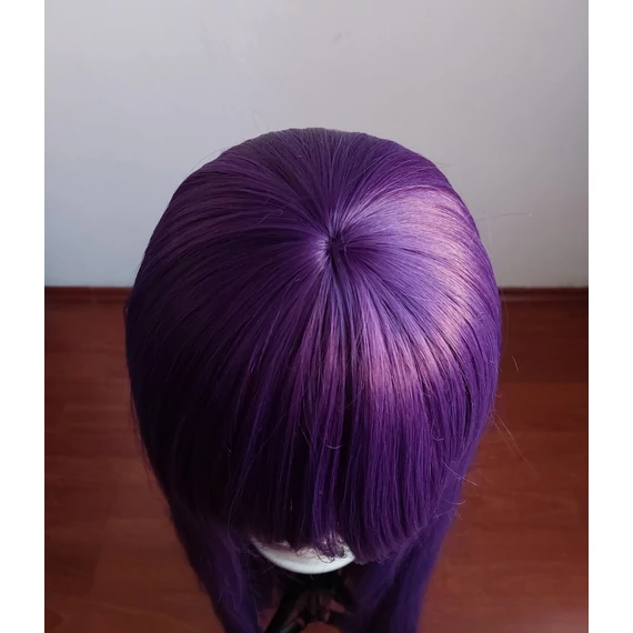 Lila extra hosszú cosplay paróka
