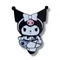 Emo Kitty kitűző - Kuromi 1
