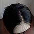 Lace front - Fekete hosszú frufru nélküli cosplay paróka