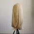 Szőke hosszú frufrus cosplay paróka - szépséghibás